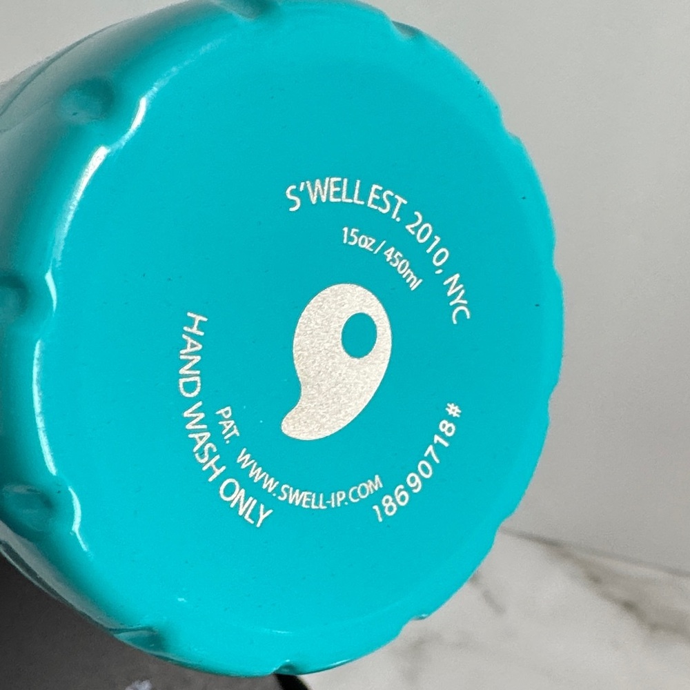 S'well Turquoise Sip Bottle 15oz New - Picture 5 of 17